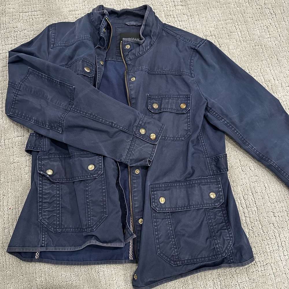 JCrew NAVY women’s downtown field jacket, large